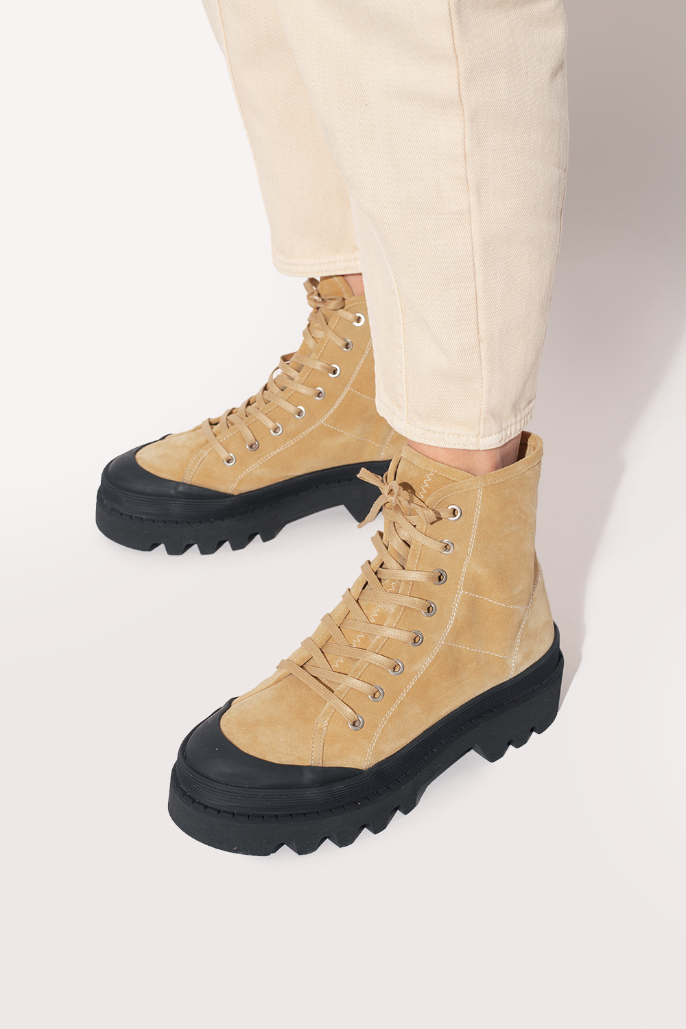 Topshop avenue best sale biker boots